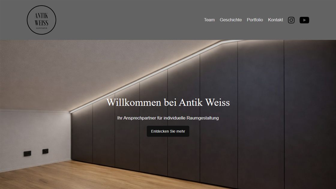 Vorschau der Website von Antik Weiss