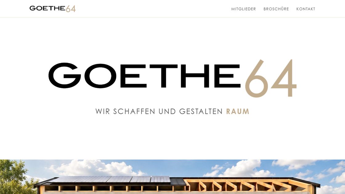 Vorschau der Website von Goethe 64
